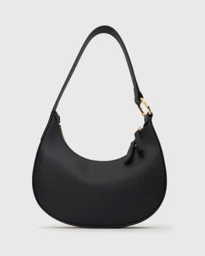 Chic AMALFI Crescent Mini Shoulder Bag - Stylish Modern Crossbody Purse for Effortless Everyday Elegance