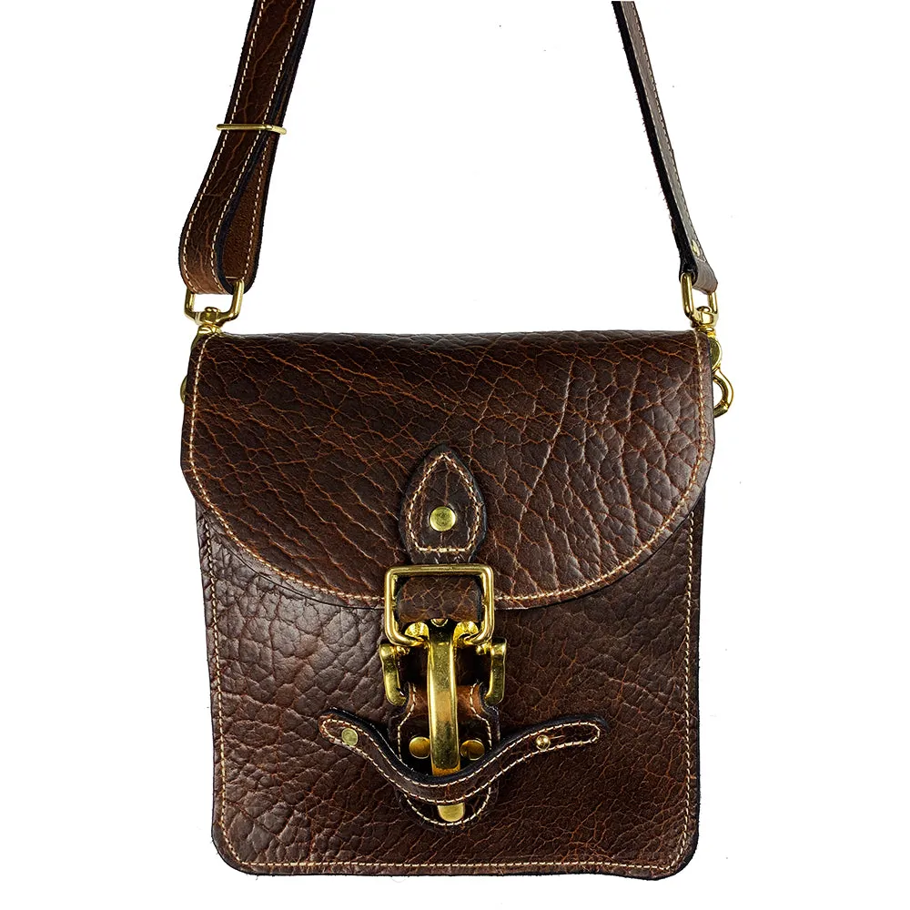 Billy Sunday Yellowstone Leather Mini Messenger Bag