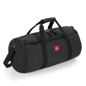 Canvas Barrel Bag - Black