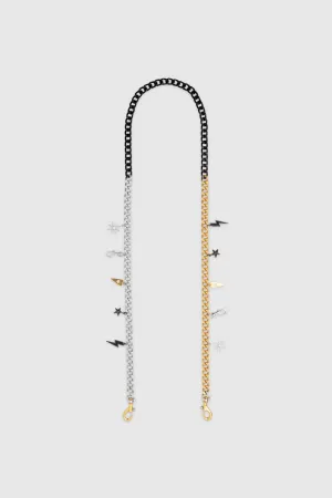 Stylish Crossbody Strap Chain with Trendy Charms