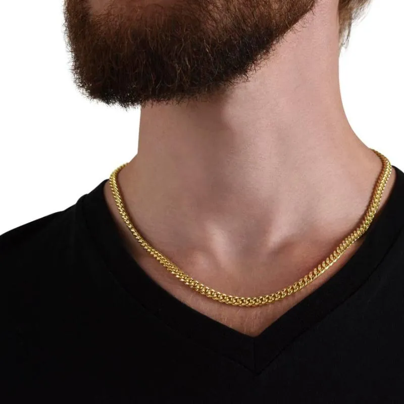 Cuban Link Chain With Secure Clasps For Him