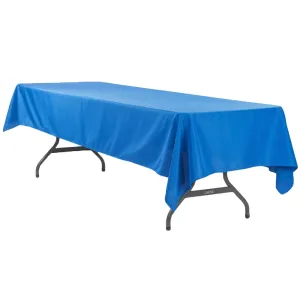 Economy Polyester Tablecloth 60"x120" Rectangular - Royal Blue