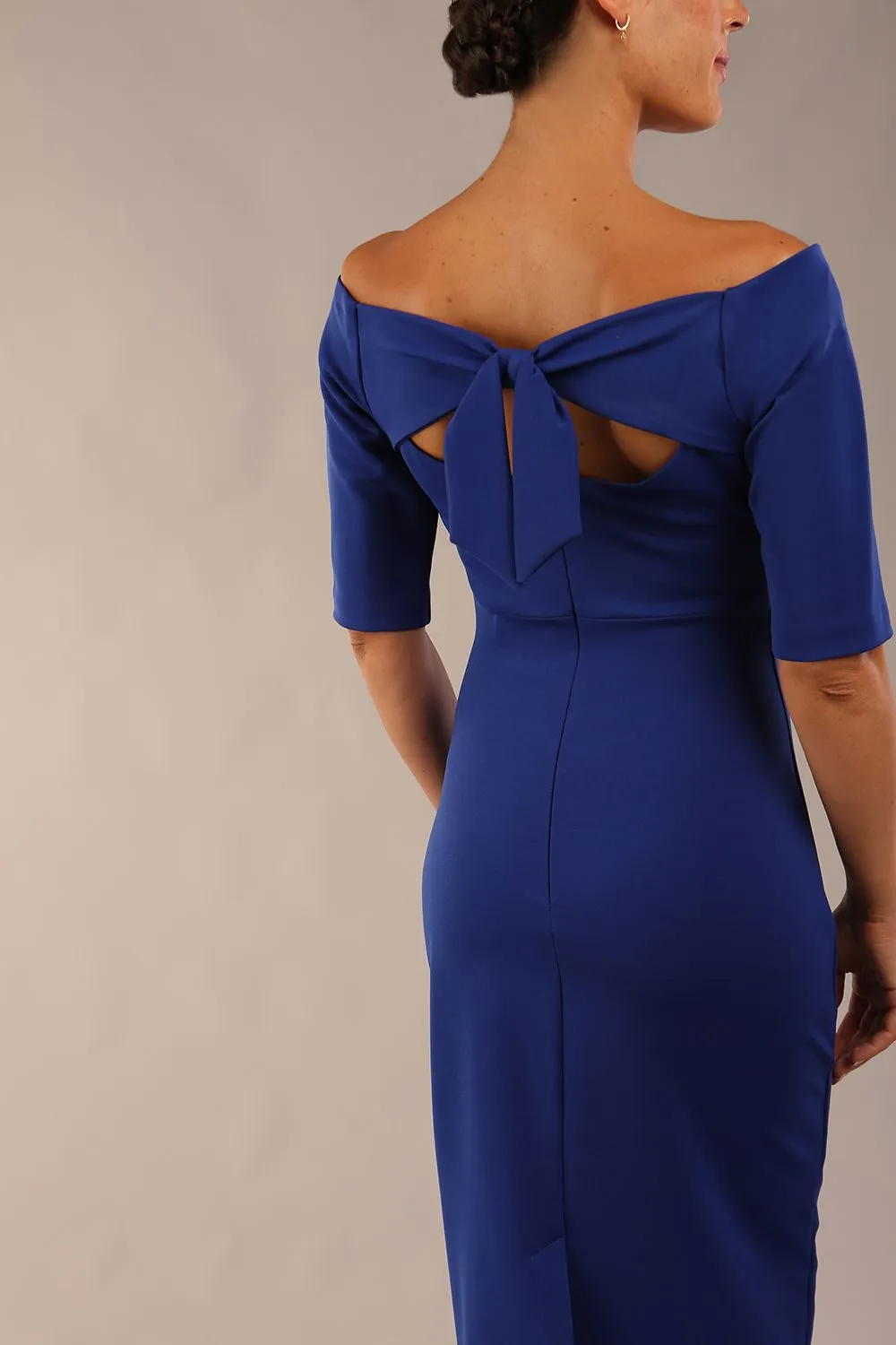 Estonia Off shoulder Pencil Dress