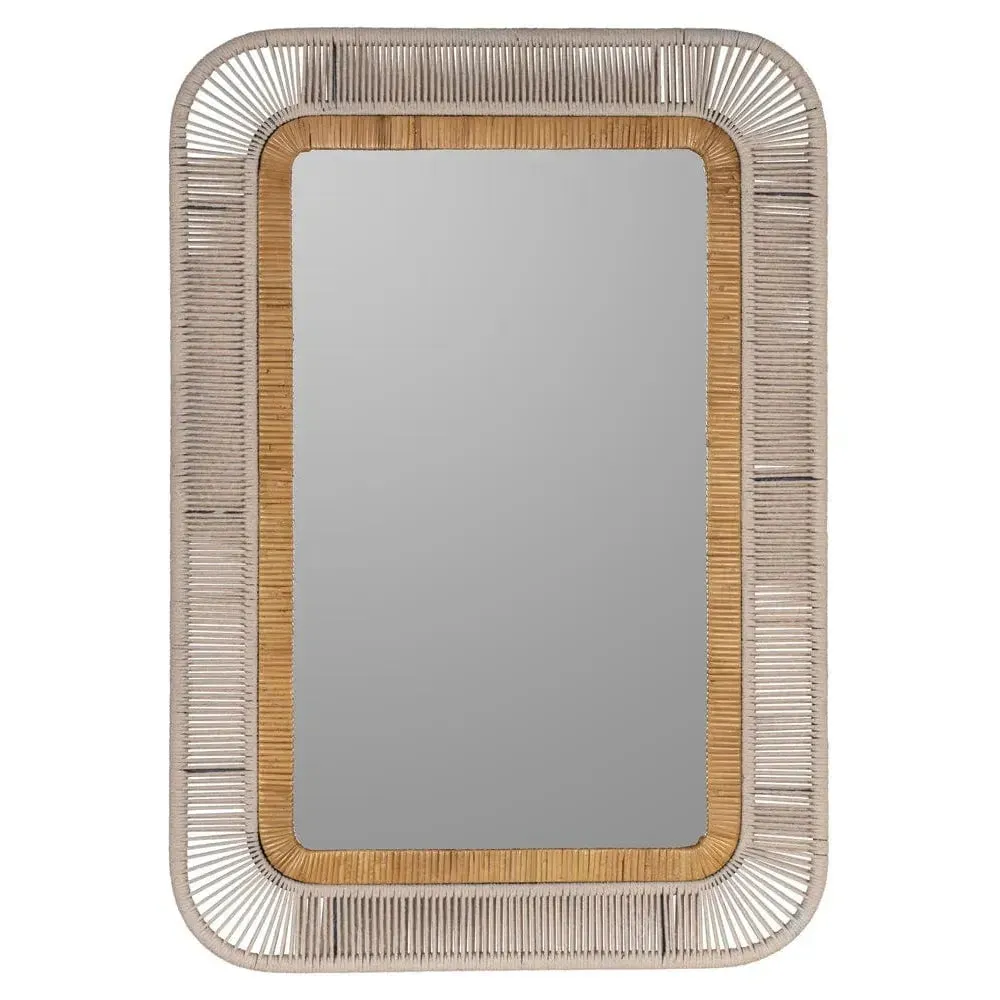 Ethereal Haven Woven Wall Mirror 28W x 40H