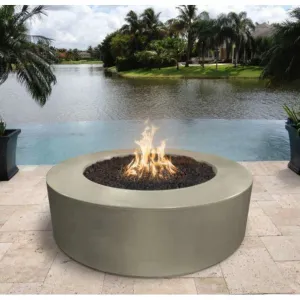 Florence Concrete Fire Pit Low Profile - 72"