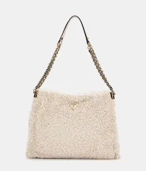 GUESS Maranta Shopper Faux Fur Stone