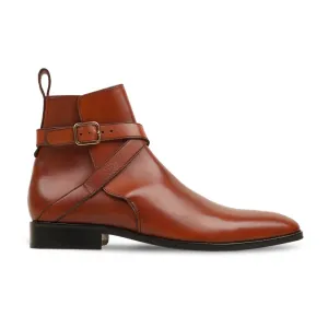 Hiroko - Men's Brown Calf Leather jodhpur Boot