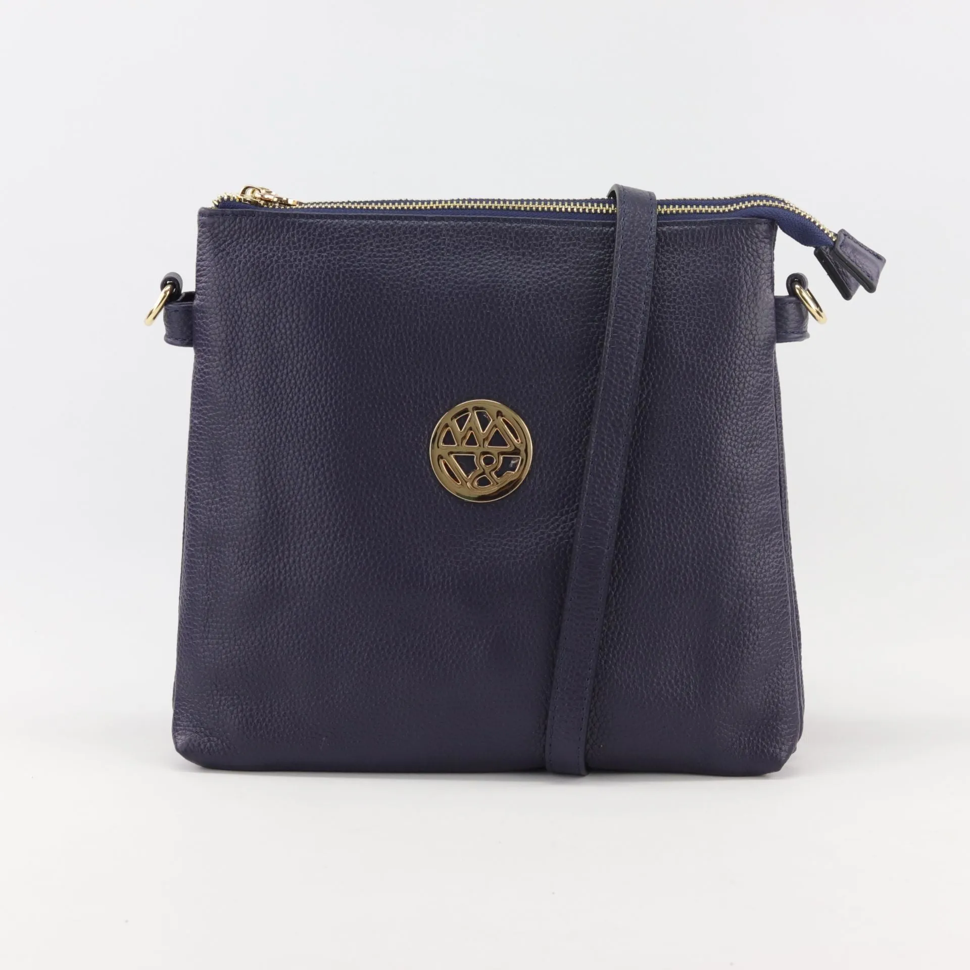 Jacqui leather or suede crossbody