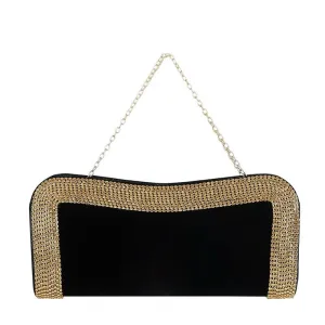 Luxury Velvet Clutch Diamond Ladies Handbag