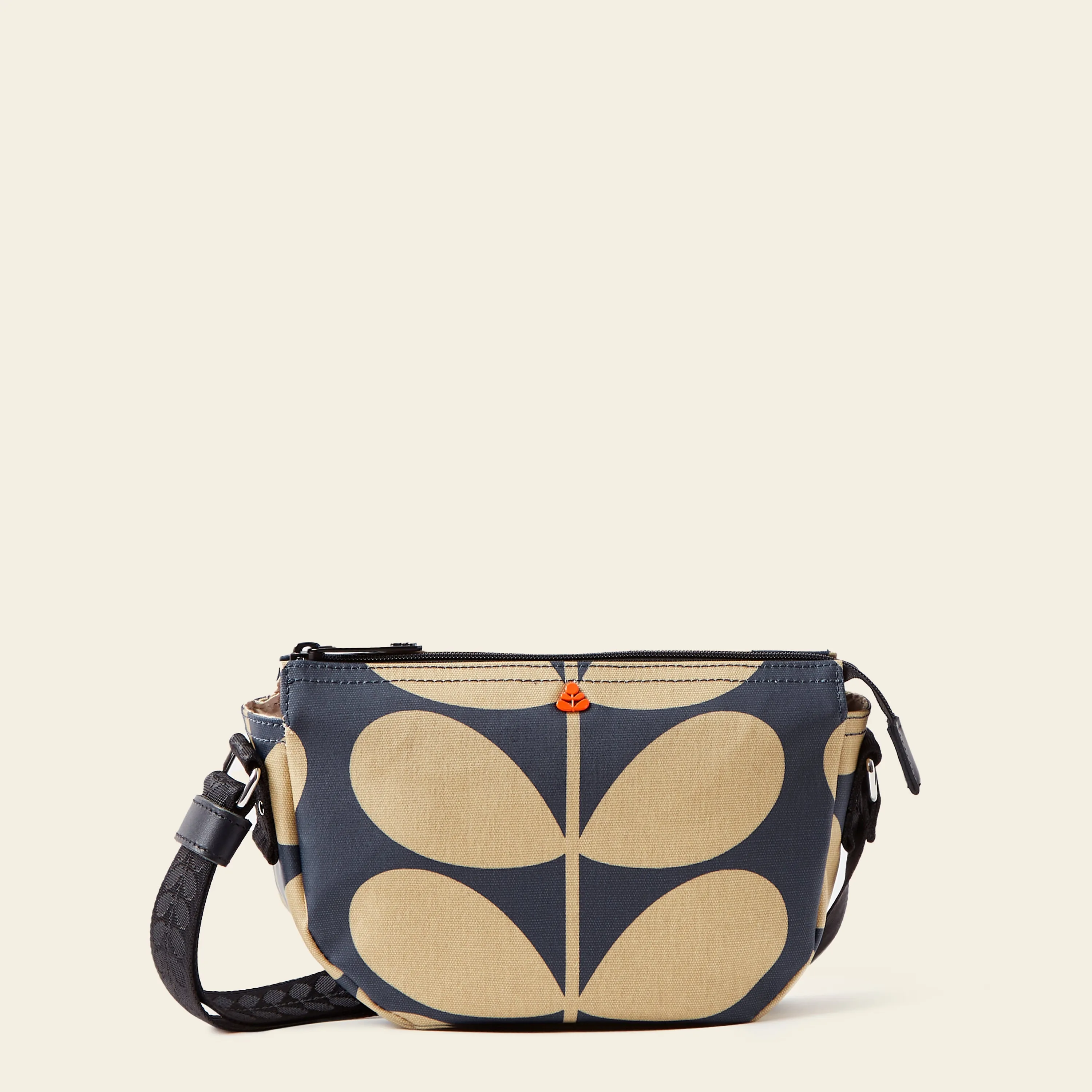 Mini Rounder Crossbody - Solid Stem Oatmeal