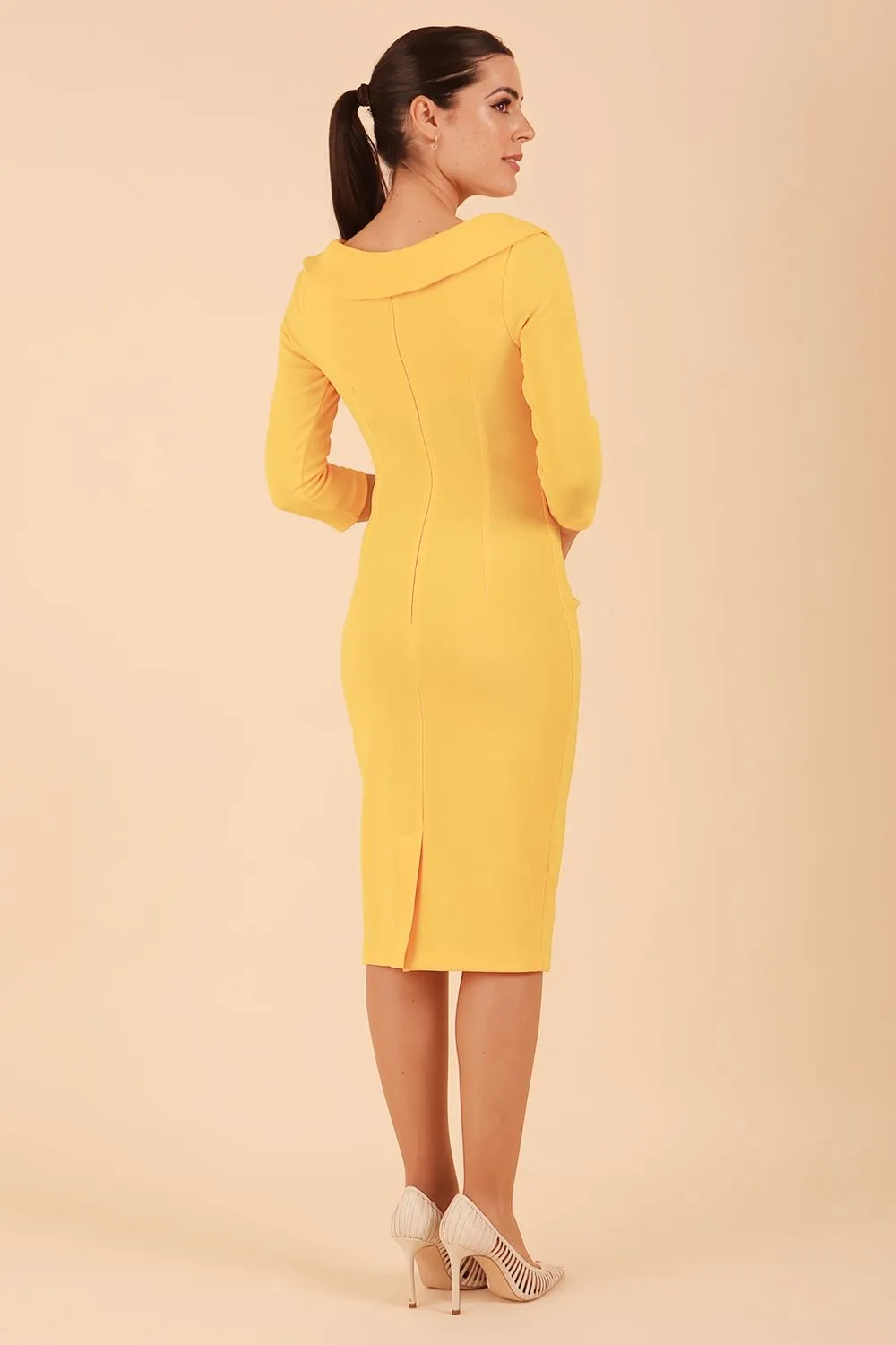 Monique 3/4 Sleeve Pencil Dress