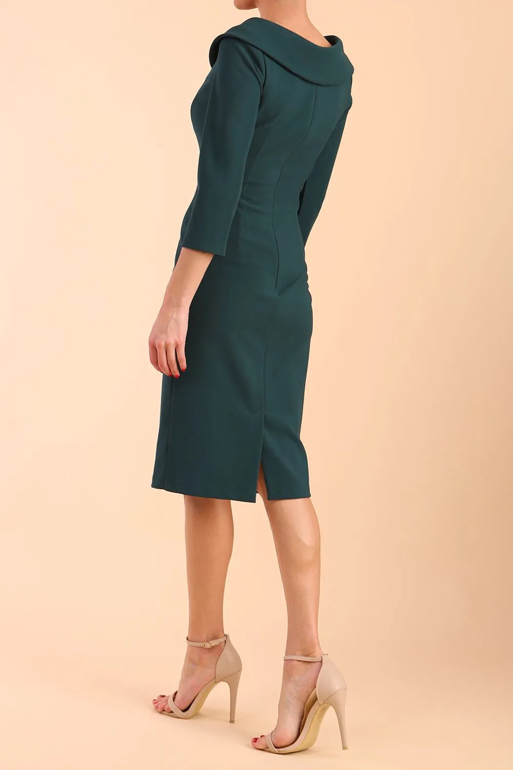 Monique 3/4 Sleeve Pencil Dress