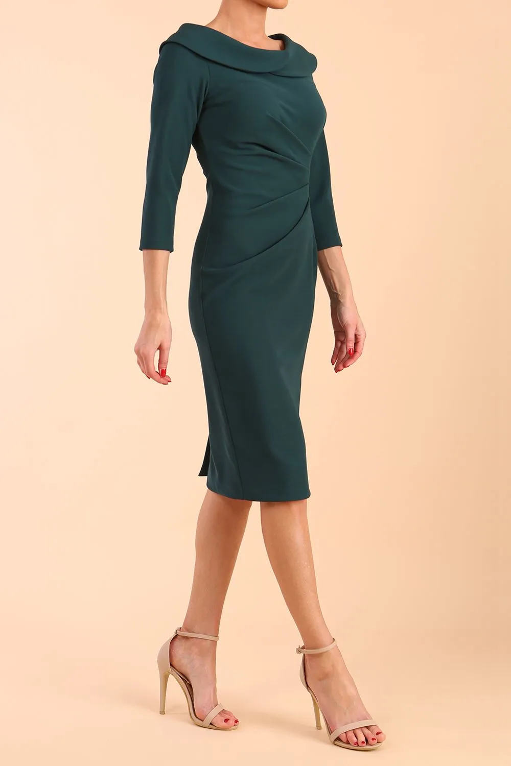 Monique 3/4 Sleeve Pencil Dress