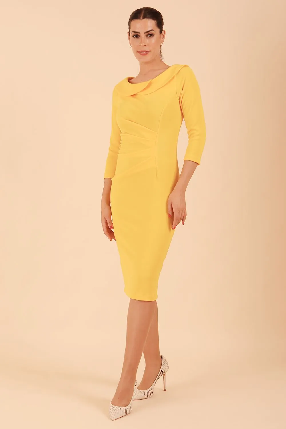 Monique 3/4 Sleeve Pencil Dress