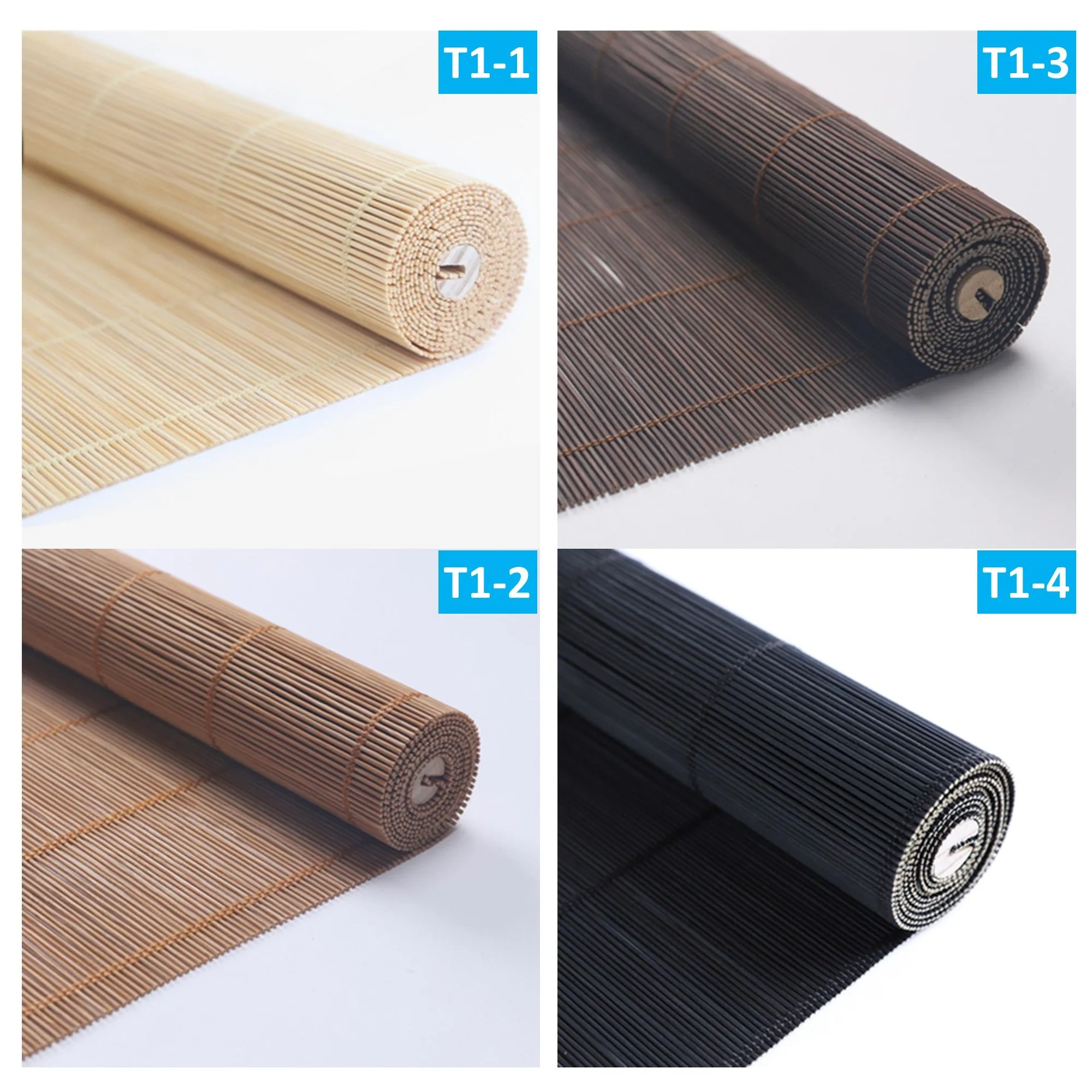 Natural Bamboo Zen Vibes Window Roller Shade Blinds