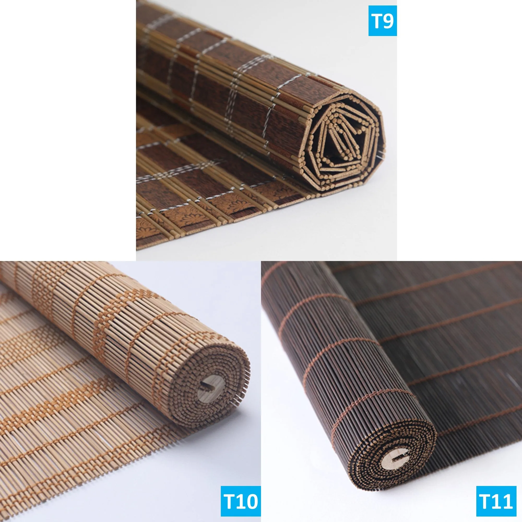 Natural Bamboo Zen Vibes Window Roller Shade Blinds