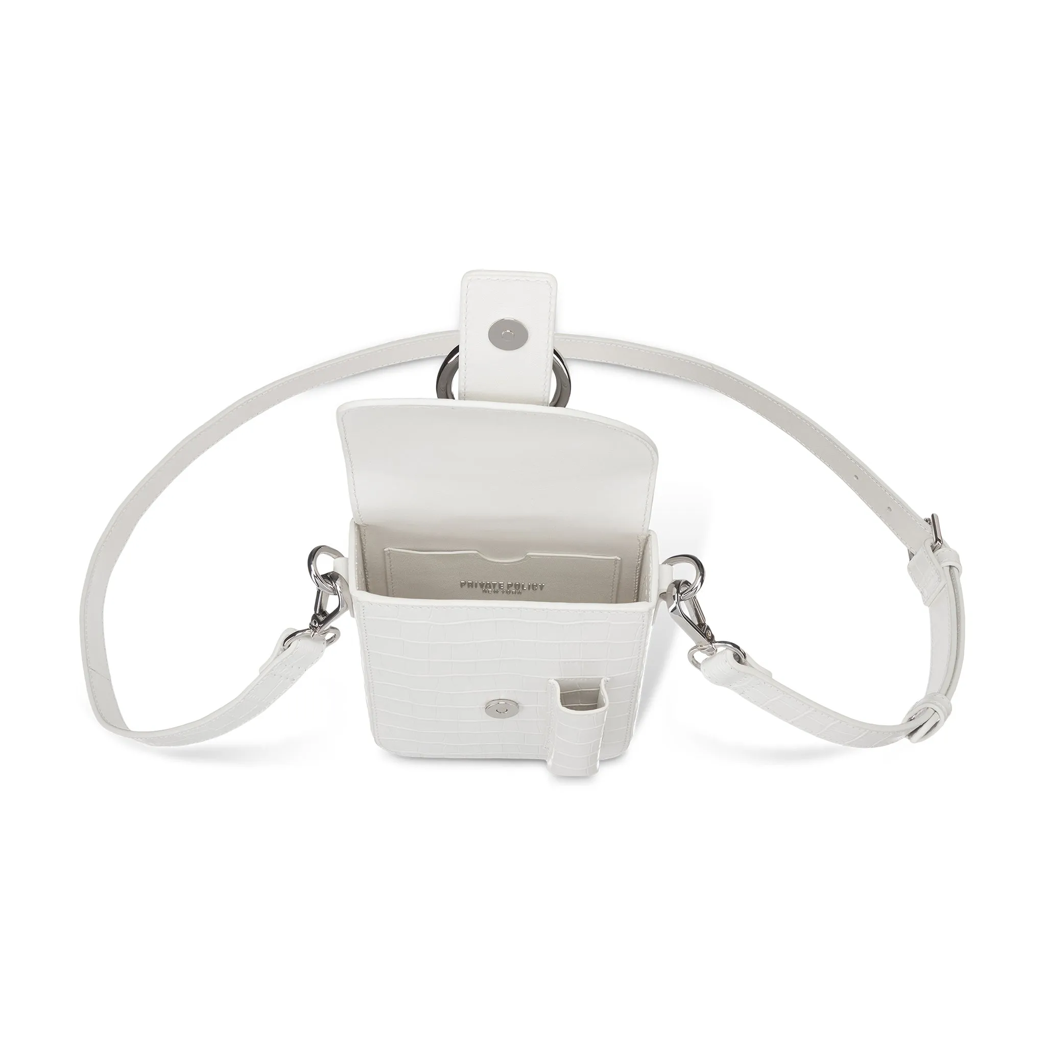 Reporter Box Bag - White