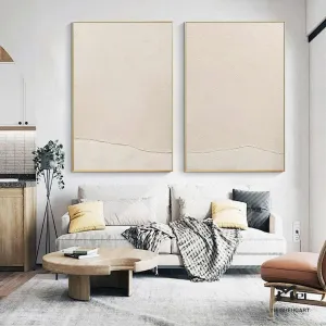 Serene Canvas Diptych