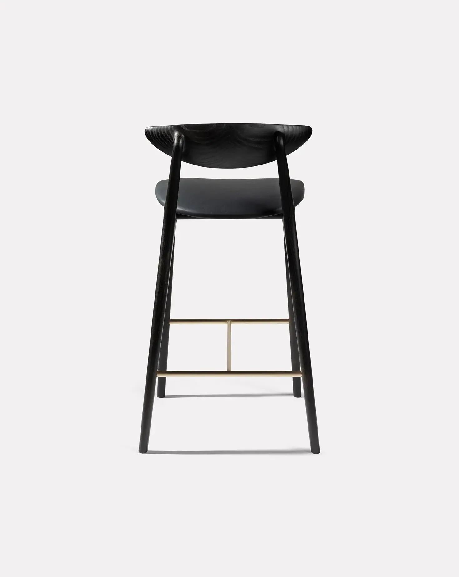 Shanowen Black Oak Heavenly Grey High Stool