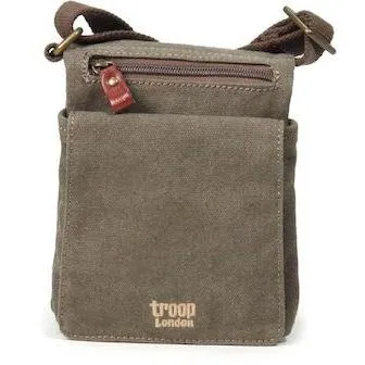 Troop London Classic Small Cross-Body Bag Brown