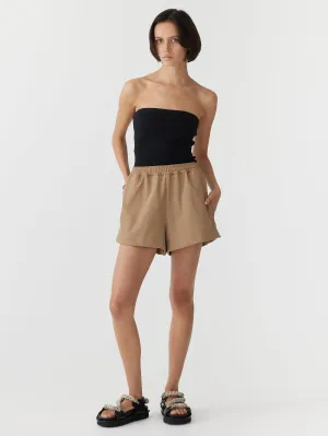 twill side detail short