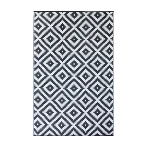 Urban Black and White Rug in PP - 180 x 270 cm