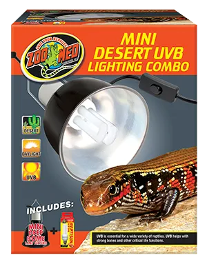 Zoo Med Mini Desert UVB Lighting Combo